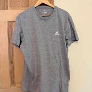 Adidas Men's Gray Short Sleeve Tee